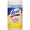 Lysol Disinfecting Wipes, 7.25" W x 7" L Tub, Lemon; Lime Blossom, White, 80 PK RAC77182 - alternate 1